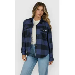 Salty Crew Fathom Flannel Hemd indigo Gr. L