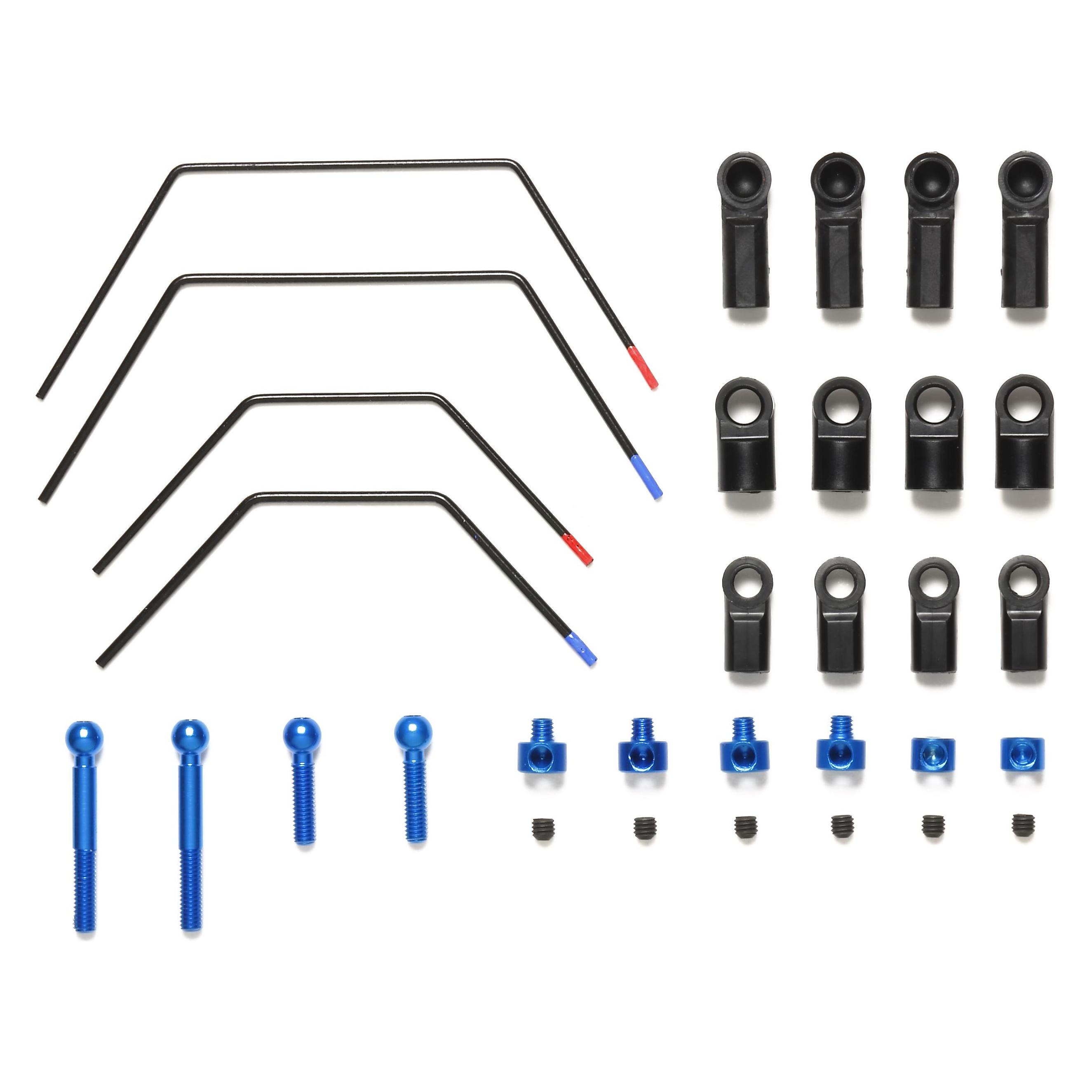 Tamiya M-07C Stabi-Set (2+2) Soft/Hart Vo./Hi. (300054757)