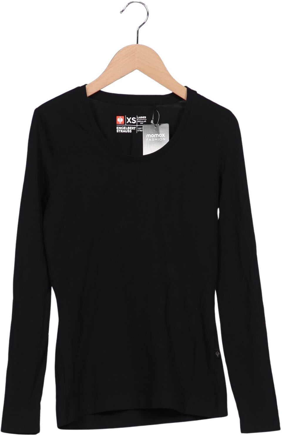 engelbert strauss Damen Langarmshirt, Schwarz, Gr. XS, Baumwolle / Elasthan - Second Hand