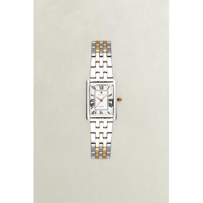 Quarzuhr GANT "Rhode Island Mini", silber (silberfarben, goldfarben, weiß), Armbanduhren, Damen, silberfarben-goldfarben, Quarzuhr, Armbanduhr, Damenuhr, Edelstahlarmband, analog
