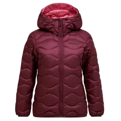 Peak Performance Damen Helium Down Hood Jacke PORTO/MOUNTAIN BLUSH - rot - L - L