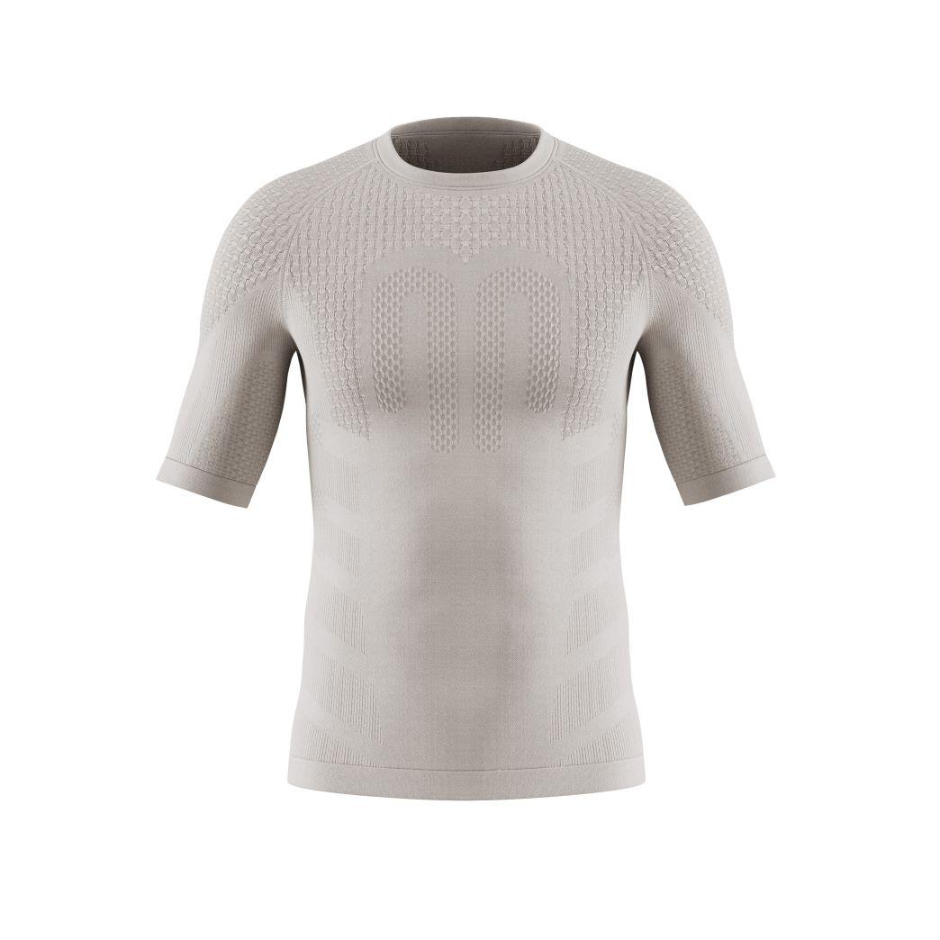Bauerfeind Sports Herren Compression Shirt Short Sleeve grau