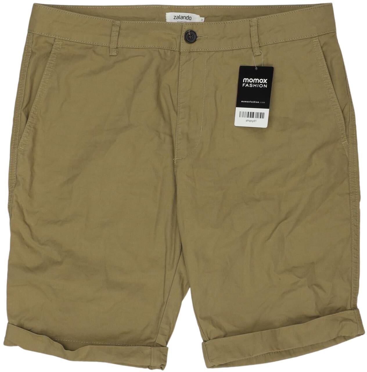 Zalando Essentials Herren Shorts, Beige, Gr. W32, Baumwolle - Second Hand