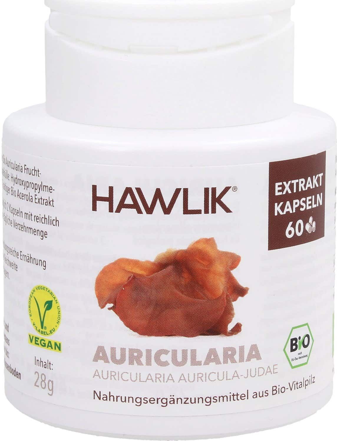 HAWLIK Extracto de Auricularia 60caps