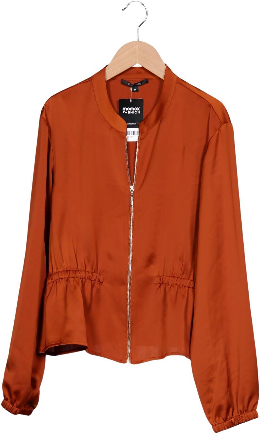 Comma Damen Jacke, Orange, Gr. EU 38, Synthetik - Second Hand