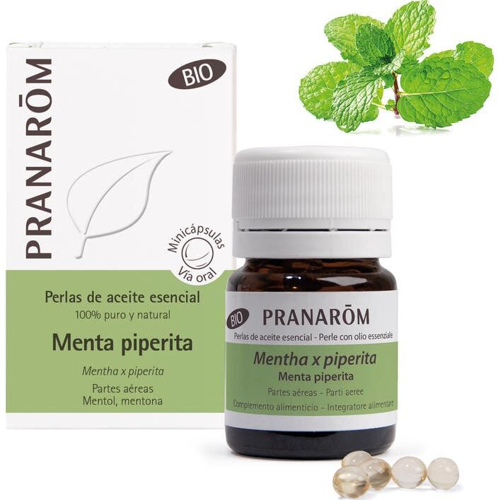 Pranarôm Perlas de Aceite Esencial de Menta Piperita BIO 60 caps