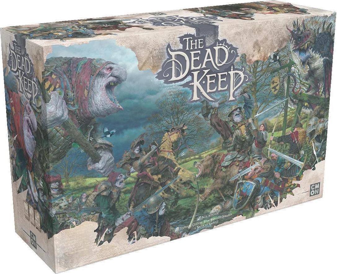 CMON The Dead Keep Deluxe Brettspiel, kooperatives Spiel für ein bis sechs Spieler