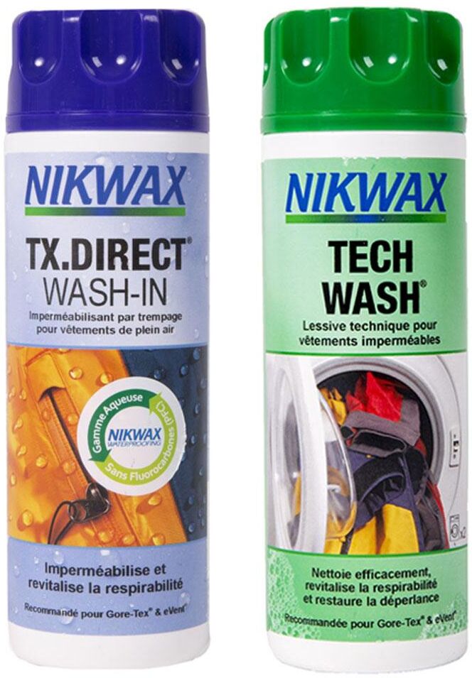 Nikwax  - Twin Pack 300ml (Tech Wash + Tx Direct Wash-In) - Imperméabilisant