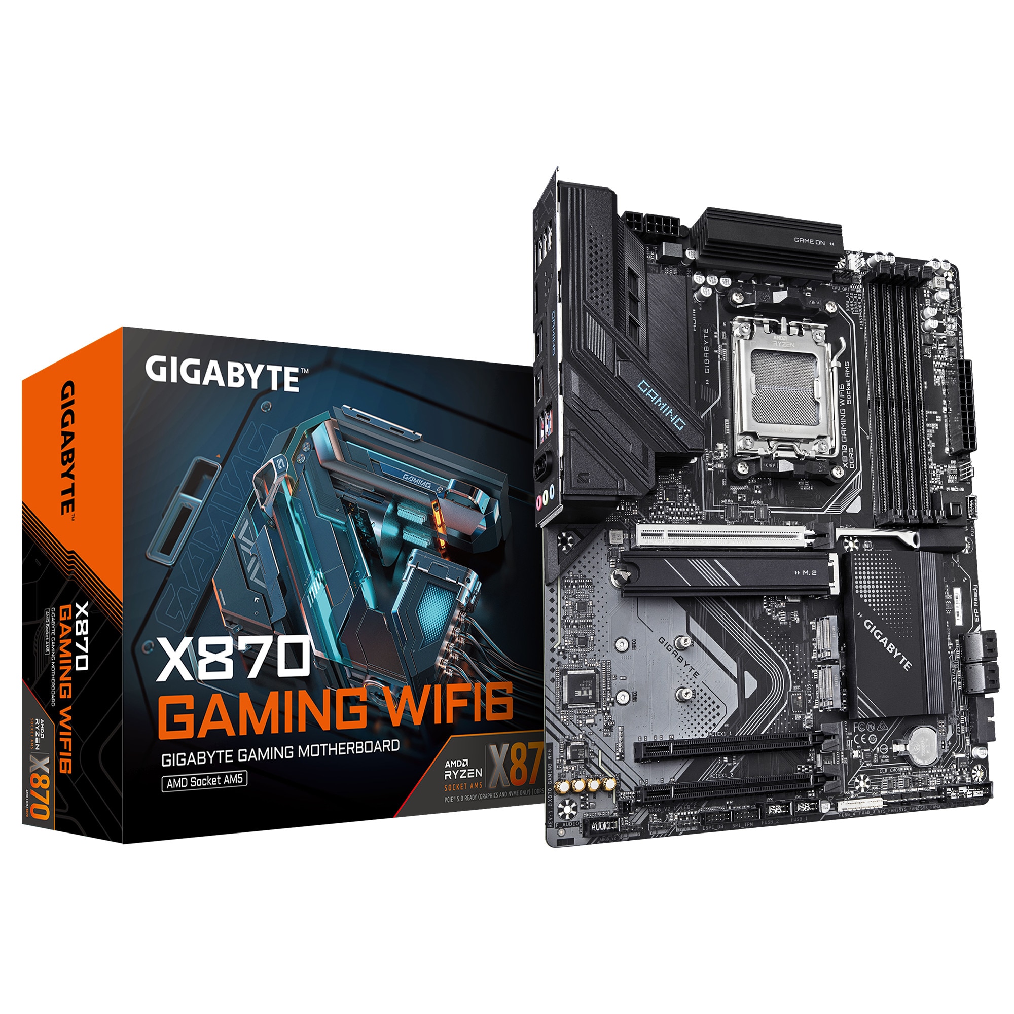 GIGABYTE X870 GAMING WIFI6 ATX Mainboard Sockel AM5 HDMI X870 GAMING WF6