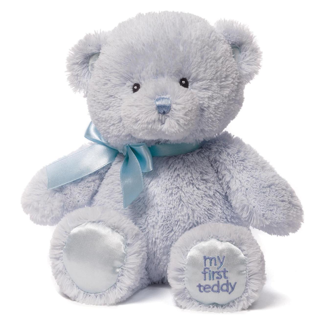 Spin Master GUND My first plush bear, blue, 25 cm (25 cm) (6055511)