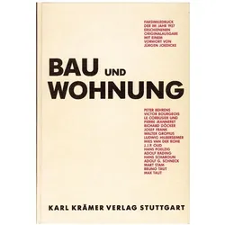 Bau und Wohnung, Fachbücher von Krämer, Karl Stgt