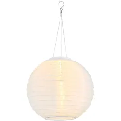 Globo LED-Solarleuchte Solar Kunststoff Weiß