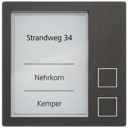 TCS Tür Control Klingeltastenmodul 2-Tasten SW AMI10912-0057