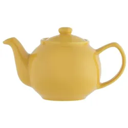 Price & Kensington Teekanne 450 ml Steingut brilliante Farben senfgelb, für 2 Tassen