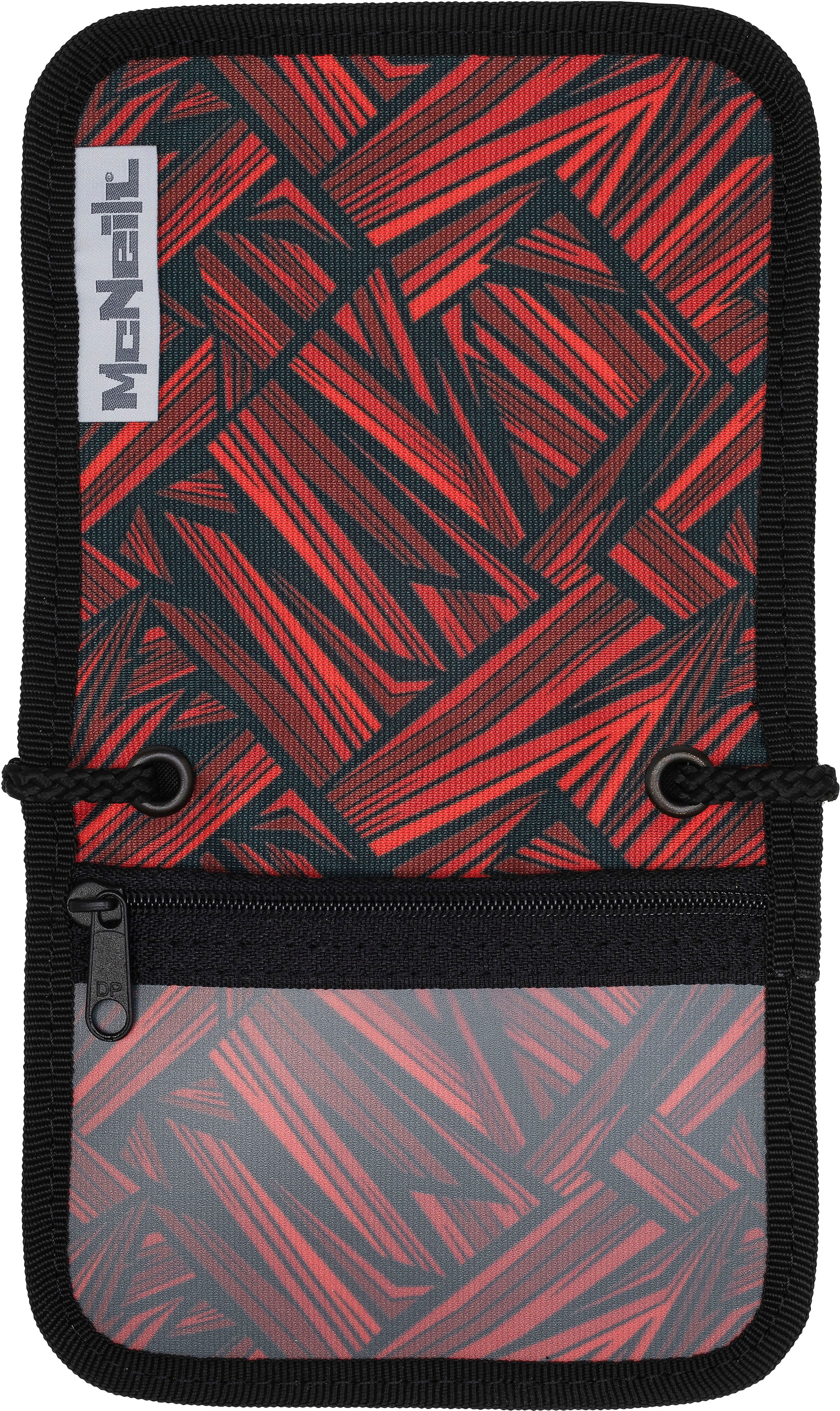 Brustbeutel MCNEILL "Zack", Kinder, rot (zack), Polyester, Kleinlederwaren