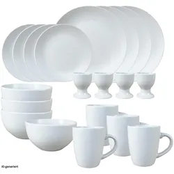 NTK-Collection, Geschirrset, Geschirrset 20-teilig Weiss Antonia (20 Stk.)