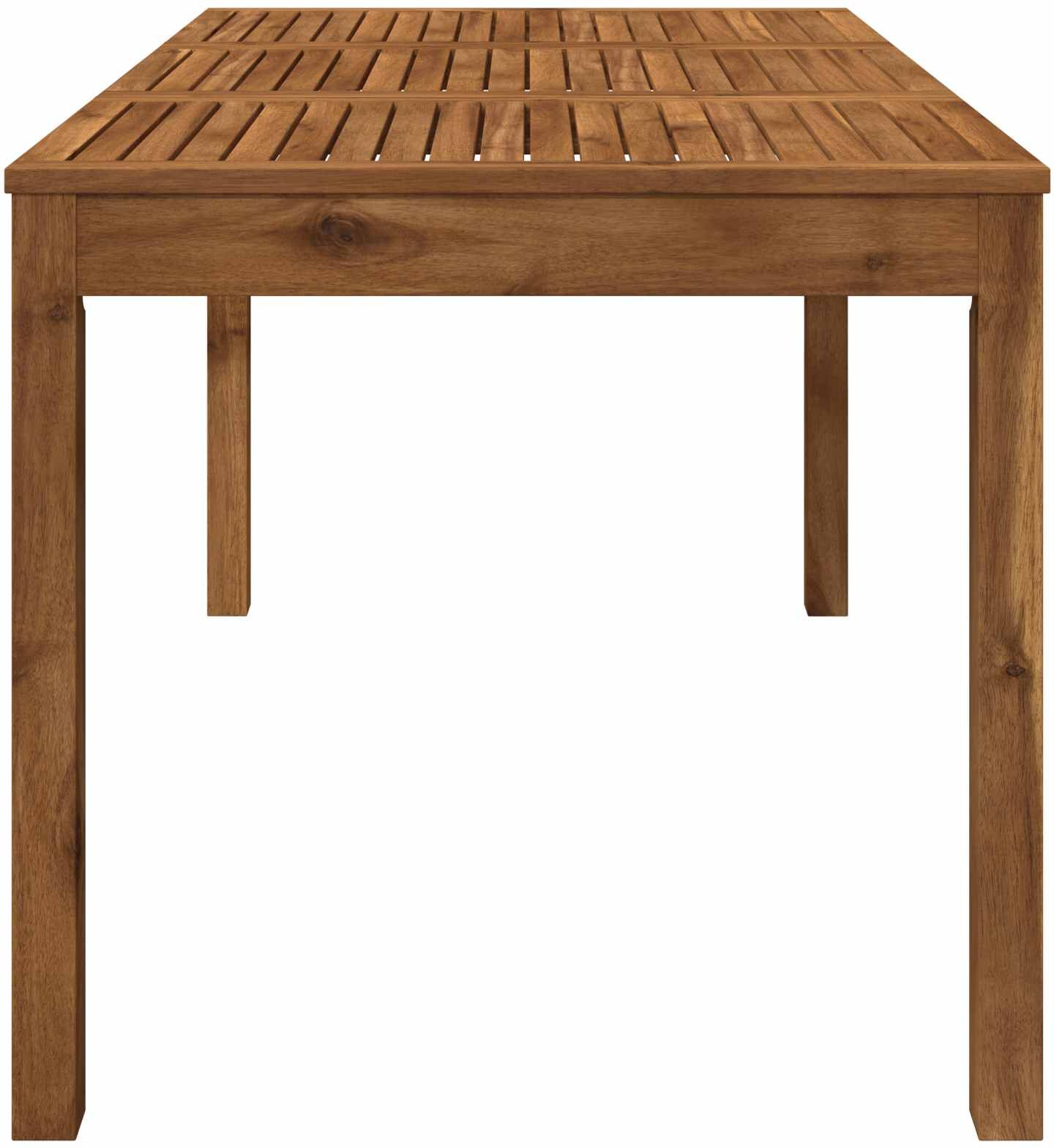 vidaXL Table de dîner de jardin Naturel 141 x 80,5 x 75 cm