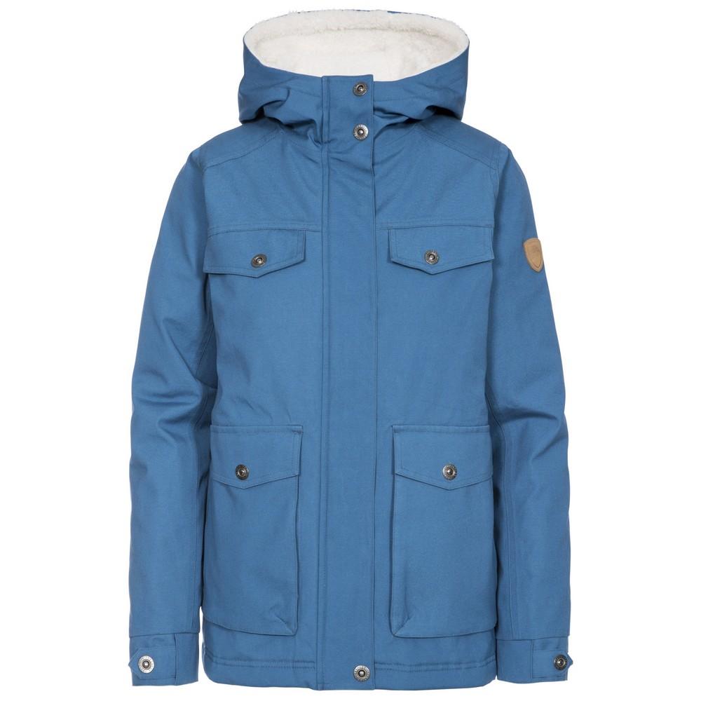 Trespass - Dames Devoted Waterdichte Jas (Blauw)