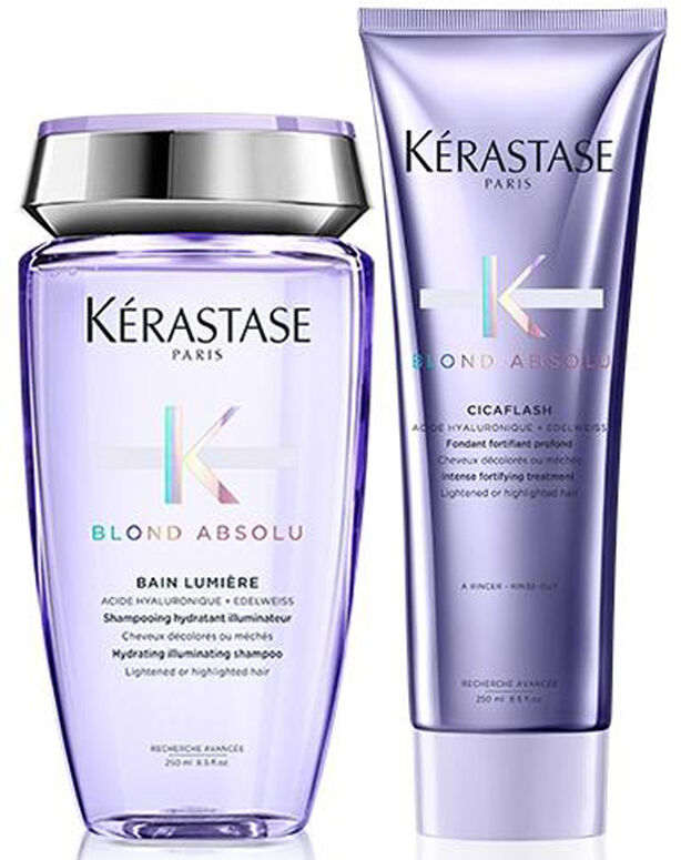 Kérastase Blond Absolu Bain Lumiere 250ml & Cicaflash Conditioner 250