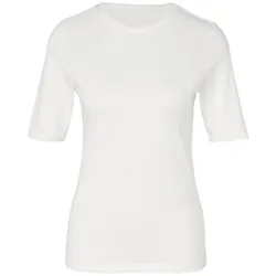 Tchibo - Basic Halbarmshirt - Damen - Gr. XL - weiß