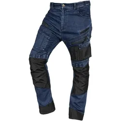 Neo, Arbeitshose, Spodnie robocze DENIM, wzmocnienia Oxford, granatowe, rozmiar XL (XL)