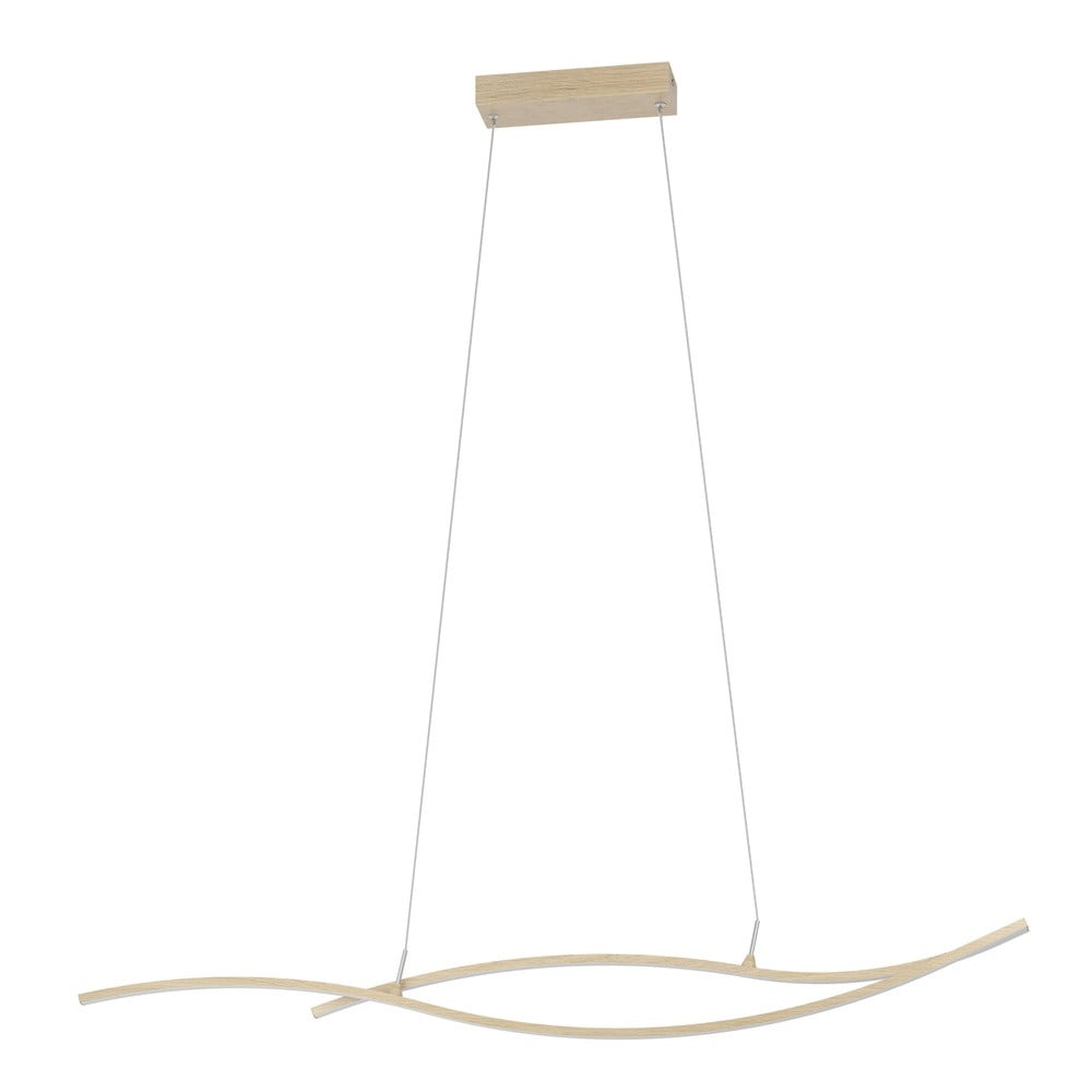 Eglo Grisolia LED hanglamp, Bruin, B/D/H: 115 x 120 x 7 cm