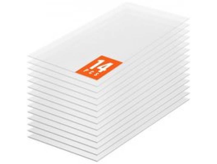 VEVOR 14er-Set Gewächshausplatten aus Polycarbonat, 1210 x 605 x 8 mm Stegplatten, wasserdichte UV-geschützte gewellte Hohlkammerplatten, schlagfeste, transparente Dachplatten für Gewächshaus/Garten