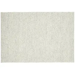 Handgewebter Naturteppich  Ruhpolding , beige , Wolle , Maße (cm): B: 130