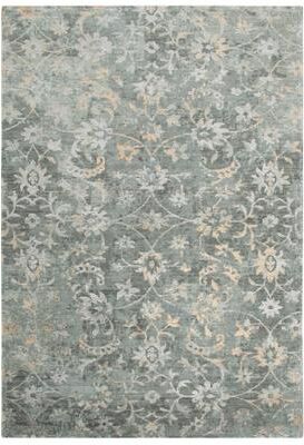 Alora Decor Radiant Modern Hand Knotted New Zealand Wool Floral Rug