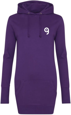 Felpa lunga Girlie con cappuccio da donna personalizzabile Personalizzate o neutre AWDis