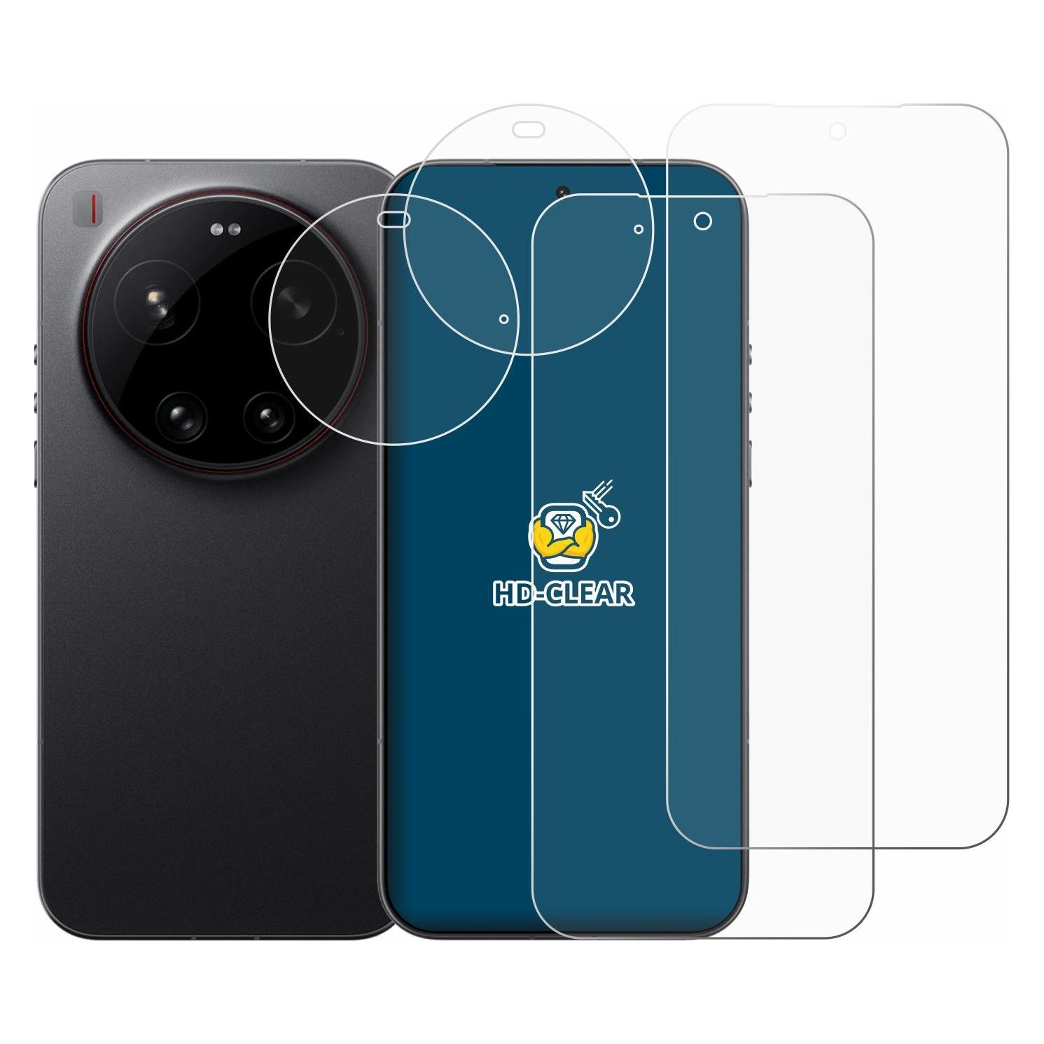 Brotect Schutzfolie für Xiaomi 17 Ultra (Display+Kamera) Displayschutz Displayschutzfolie Folie Klar (2 Stk., Xiaomi 17 Ultra) (1861746)