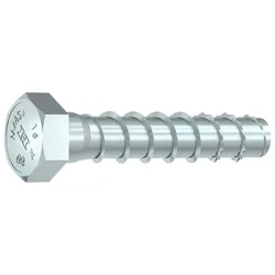 HECO MULTI-MONTI-plus S - Stahl weiß verzinkt - 16x80 mm - Sechskantkopf