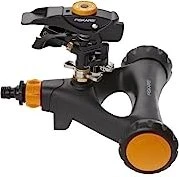 Fiskars Impulse sprinkler metal with wheels