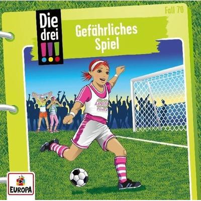 Die drei !!! 70: Gefährliches Spiel - Kirsten Vogel, CD, 9783803261717