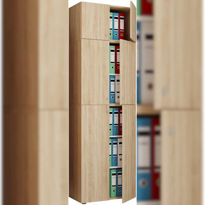 VCM Büroschrank Lona Sonoma-Eiche