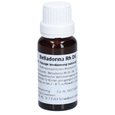 Belladonna Planta tota Rh D 6 Dilution 20 ml