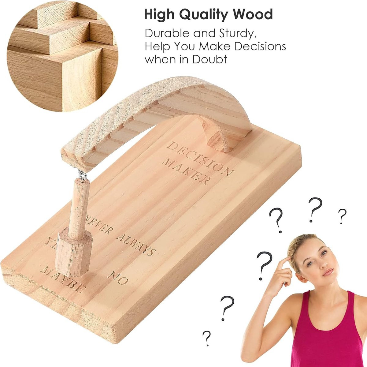 Creatieve Magnetische Beslisser - Houten Oscillerende Magnetische Selector (B)