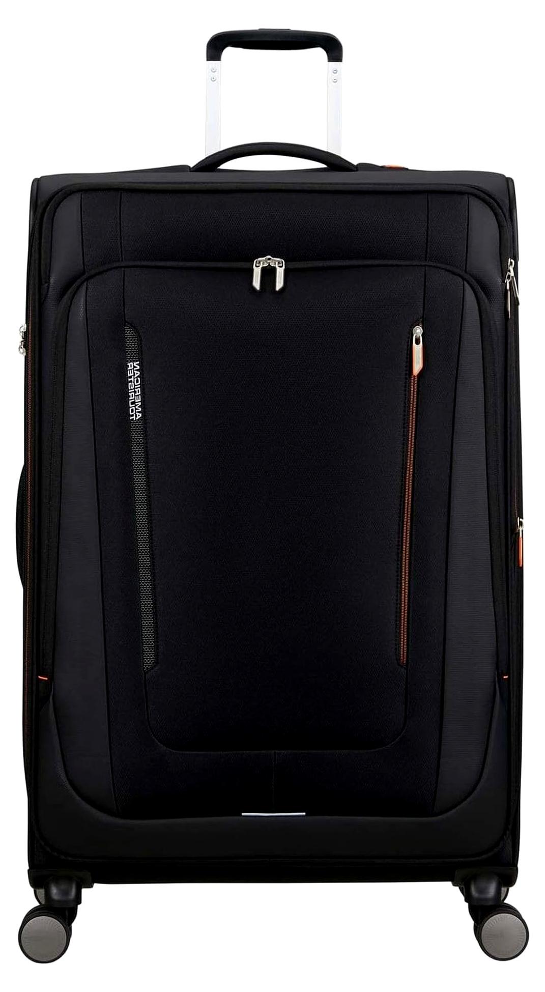 Tourister Trolley Wanderlite Spinner Exp. TSA Shadow Black schwarz 85cm