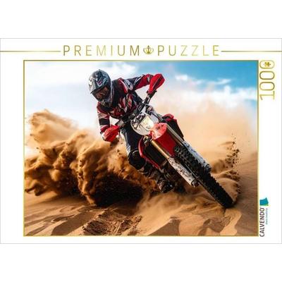 CALVENDO Puzzle Seitwärts geht es mit hoher Geschwindigkeit einen Hügel hinunter | 1000 Teile Lege-Größe 64x48cm Foto-Puzzle für glückliche Stunden