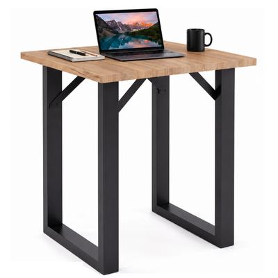 Bartisch VCM "Holz Bartisch Stehtisch Tisch Tresen Xona 80x80 cm", braun (schwarz, honig, eiche), B:80cm T:80cm, Tische, Bartisch