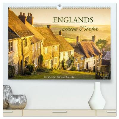 Englands schöne Dörfer (hochwertiger Premium Wandkalender 2027 DIN A2 quer), Kunstdruck in Hochglanz