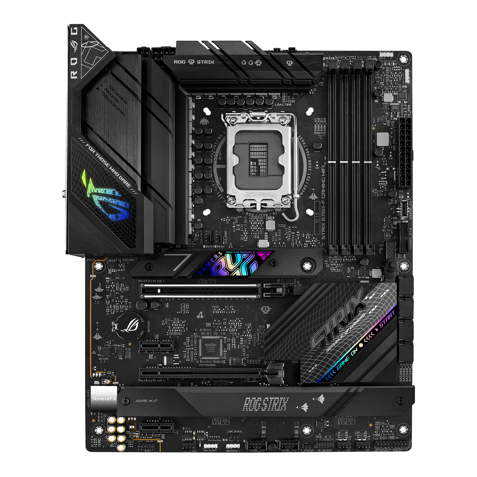 ASUS ROG STRIX B760-F GAMING WIFI Motherboard - Wi-Fi 6E - DDR5 - Socket LGA1700