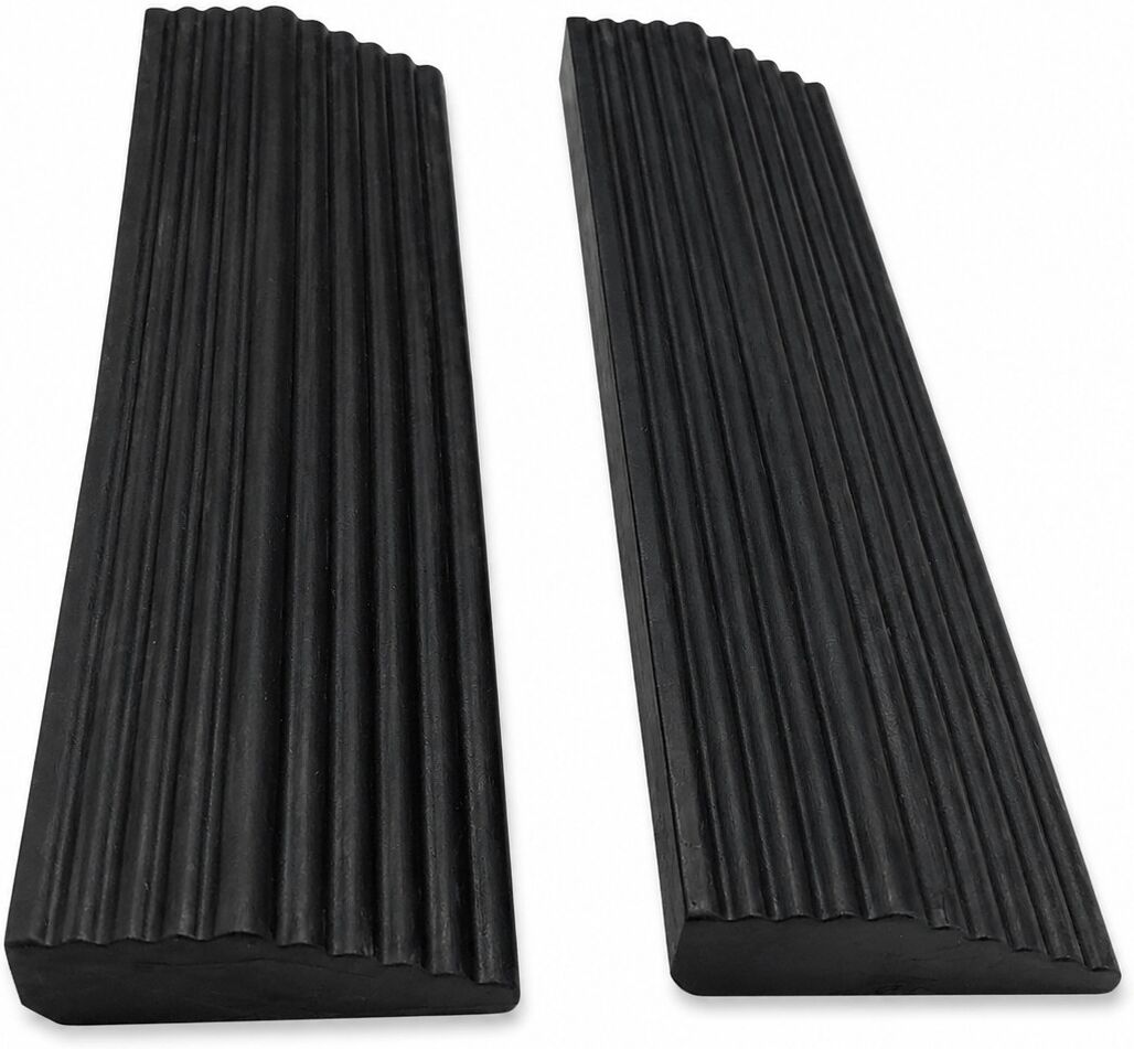 INF Accessoires pour aspirateur robot - Rampes de seuil (lot de 2) Le noir