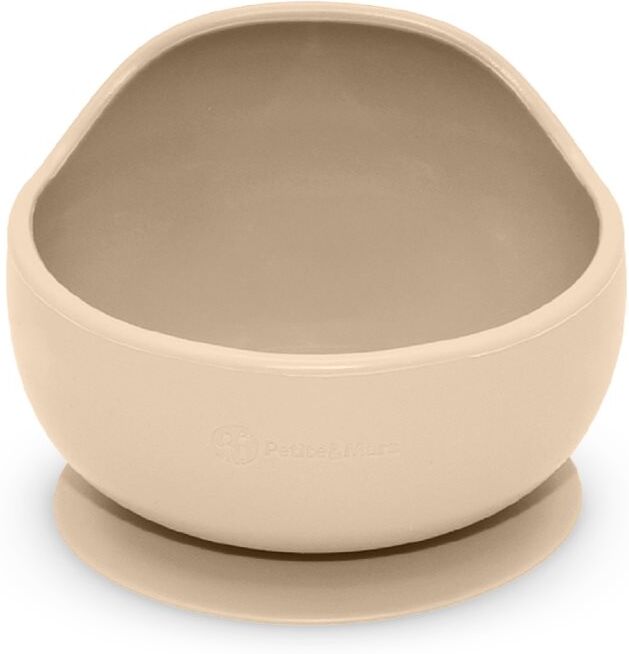 Petite&Mars Take&Match Silicone Bowl bol avec ventouse Desert Sand 6 m+ 360 ml