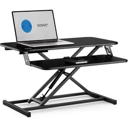 Sense7 Schreibtisch-Konverter, Monitor Erhöhung, Schwarz