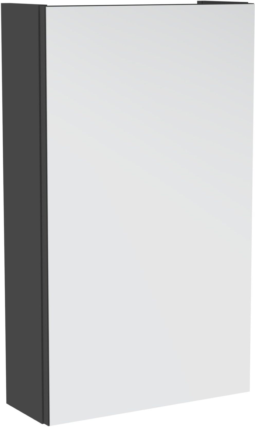 Fackelmann Spiegelschrank Easy, 40cm, Anthrazit