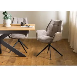 Drehstuhl 61x61x89 braun / braun HENRI #100
