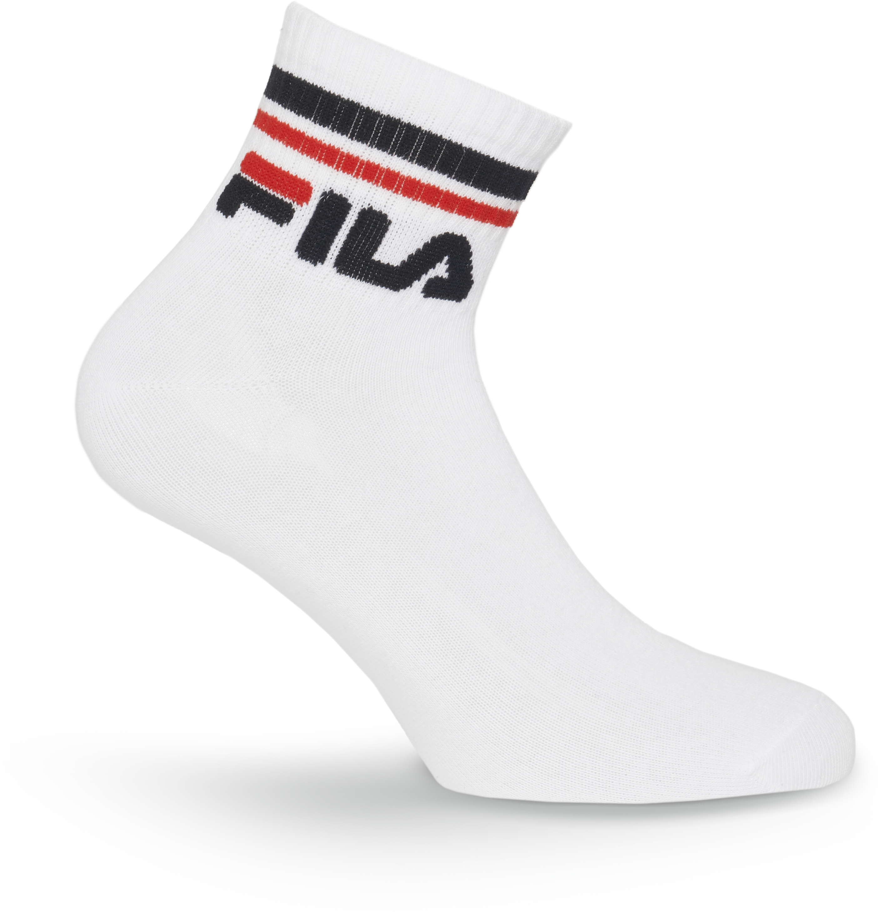 Kurzsocken FILA, Herren, Gr. 39-42, weiß, Baumwollmischung, elastisch, Socken Kurzsocken weiß 39-42