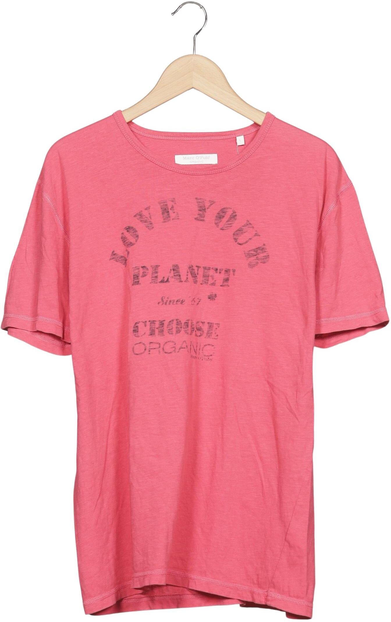 Marc O' Polo T-Shirt, Pink, Gr. L, Baumwolle - Second Hand
