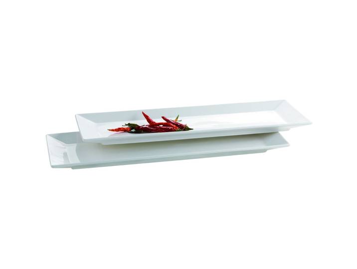 MÄSER Platzteller-Set Trendy Line elfenbein Porzellan 2 Stk - Platzteller-Set